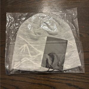 Arc'teryx Light Gray Knit Beanie